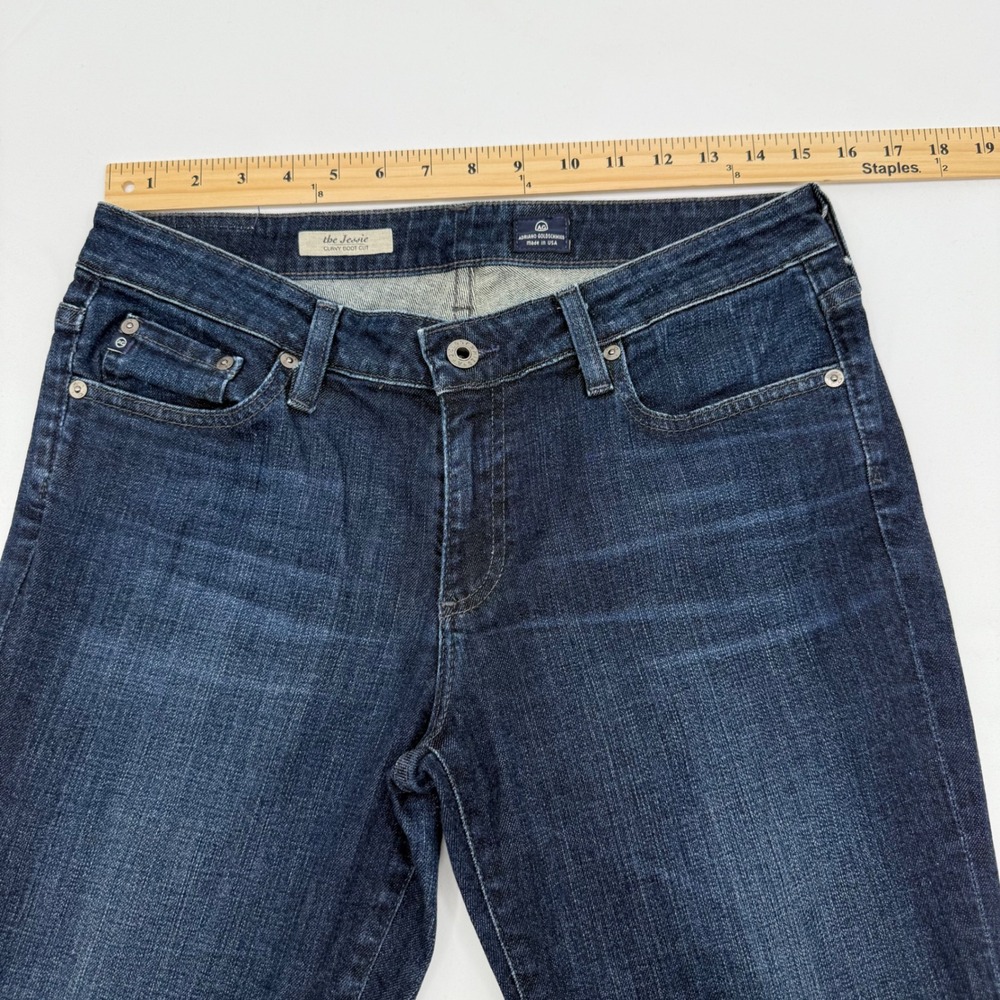 AG Adriano‎ Goldschmied Womens The Jessie Curvy Boot Cut Jeans Dark Wash Size 30 - Picture 10 of 13